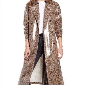 Cheetah Print Rain Coat